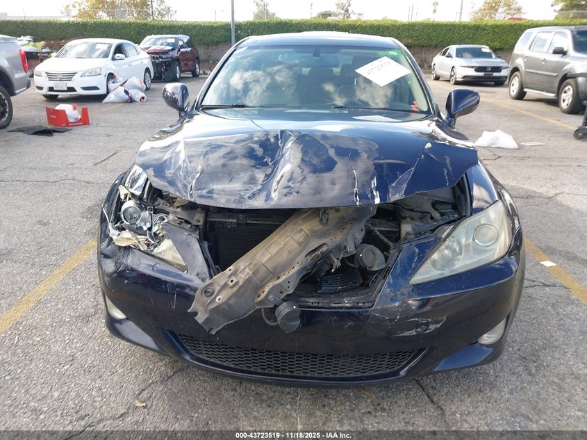 2007 Lexus Is 250 VIN: JTHBK262272035207 Lot: 43723519