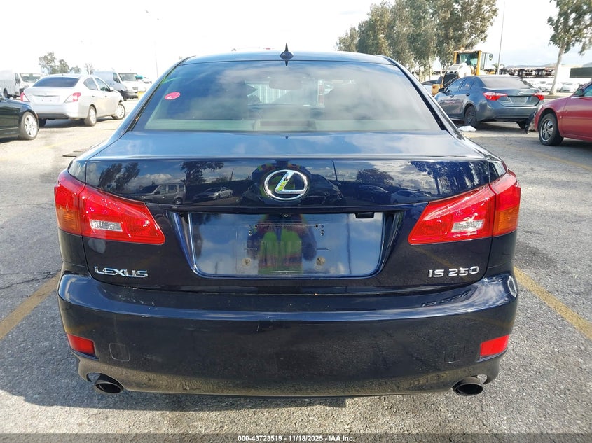 2007 Lexus Is 250 VIN: JTHBK262272035207 Lot: 43723519