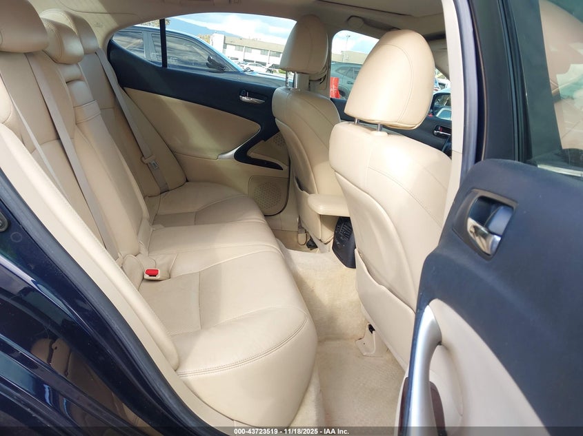 2007 Lexus Is 250 VIN: JTHBK262272035207 Lot: 43723519