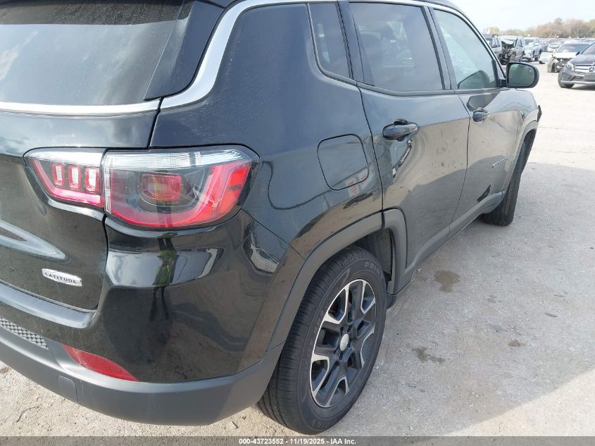 2022 Jeep Compass Latitude Fwd VIN: 3C4NJCBB0NT137940 Lot: 43723552