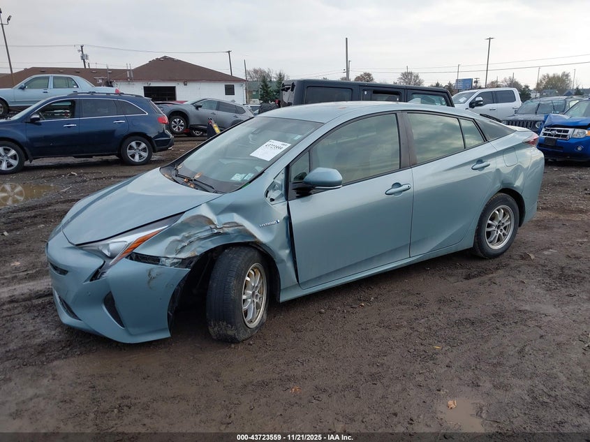 JTDKBRFU4J3594576 2018 TOYOTA PRIUS photo no. 2