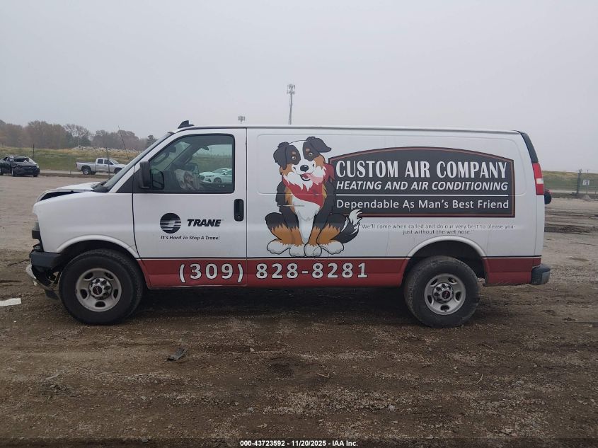 2019 GMC Savana 3500 Work Van VIN: 1GTZ7GFG7K1278102 Lot: 43723592