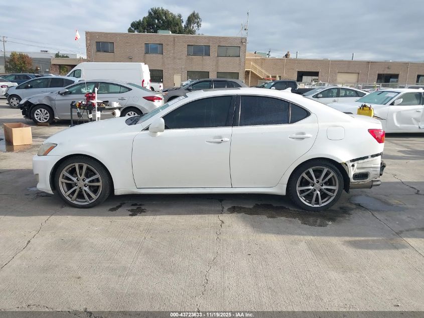 2008 Lexus Is 250 VIN: JTHBK262082067977 Lot: 43723633