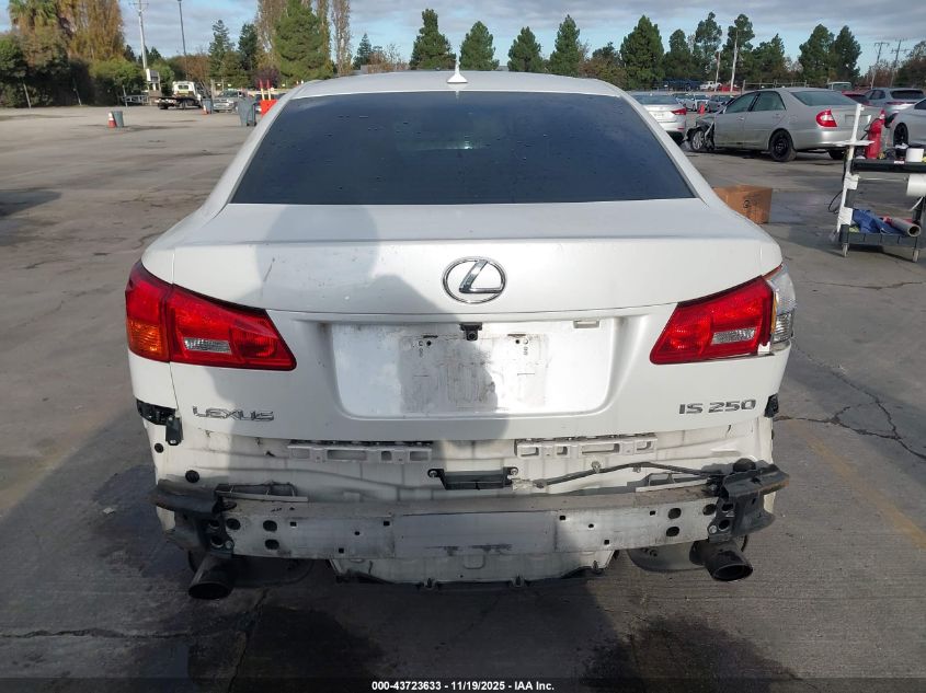 2008 Lexus Is 250 VIN: JTHBK262082067977 Lot: 43723633