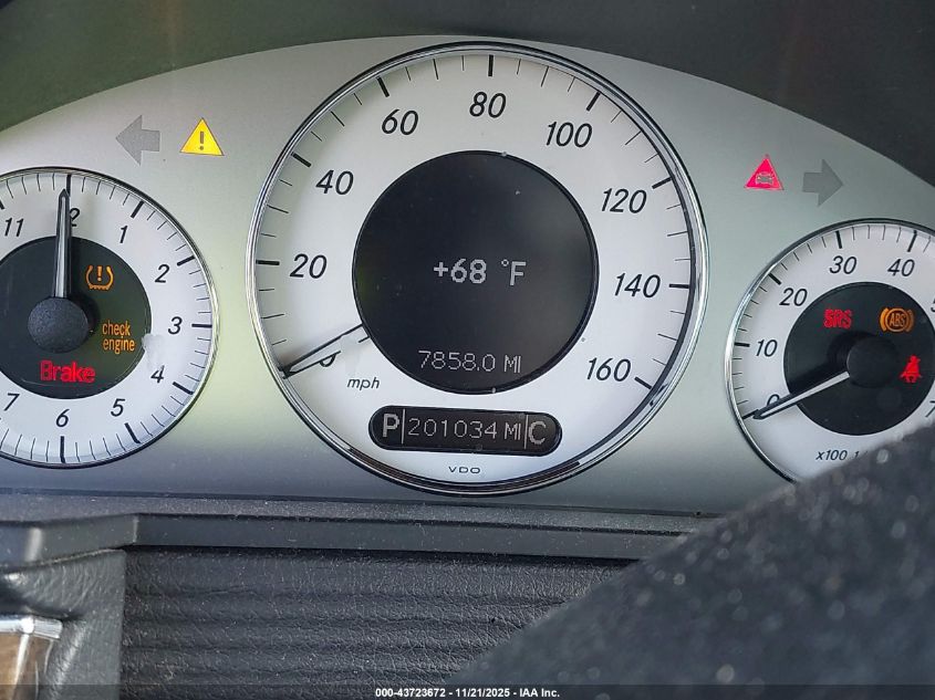 2009 Mercedes-Benz E 350 VIN: WDBUF56X49B361295 Lot: 43723672