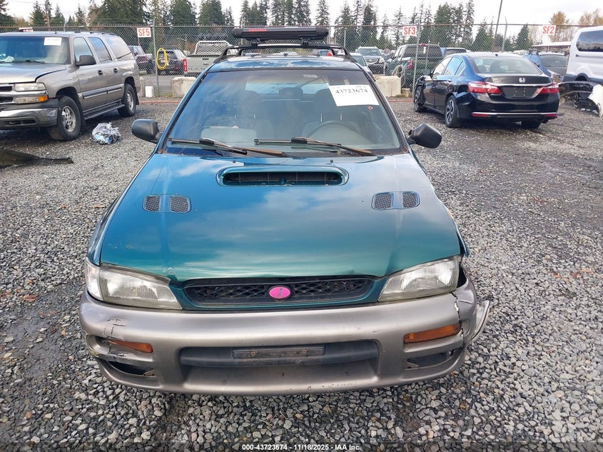 1997 Subaru Impreza Outback Sport VIN: JF1GF4852VG812182 Lot: 43723674