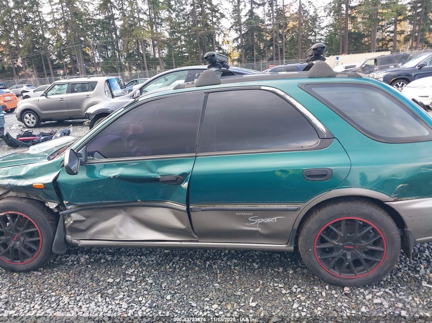 1997 Subaru Impreza Outback Sport VIN: JF1GF4852VG812182 Lot: 43723674