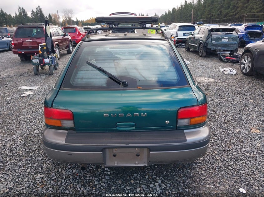 1997 Subaru Impreza Outback Sport VIN: JF1GF4852VG812182 Lot: 43723674