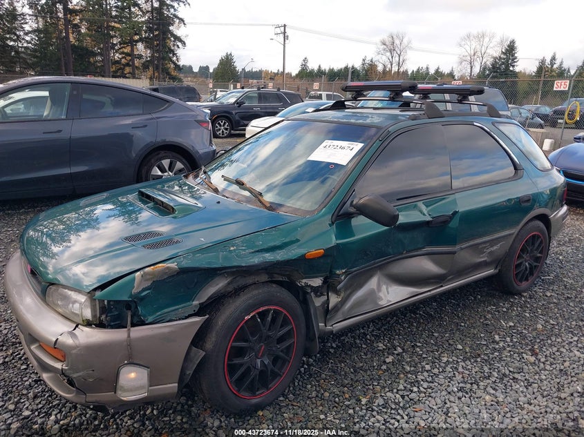 1997 Subaru Impreza Outback Sport VIN: JF1GF4852VG812182 Lot: 43723674