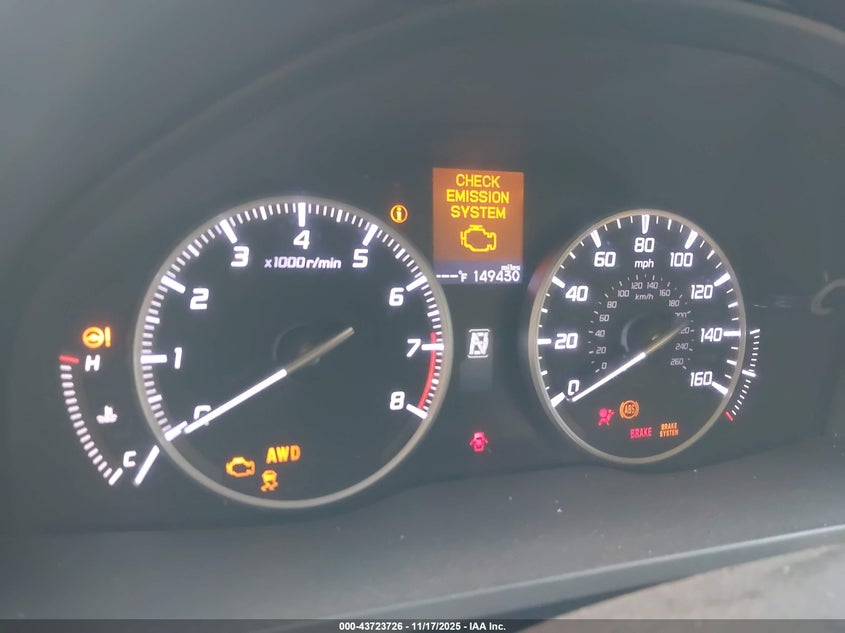 2016 Acura Rdx Acurawatch Plus Package VIN: 5J8TB4H32GL013792 Lot: 43723726