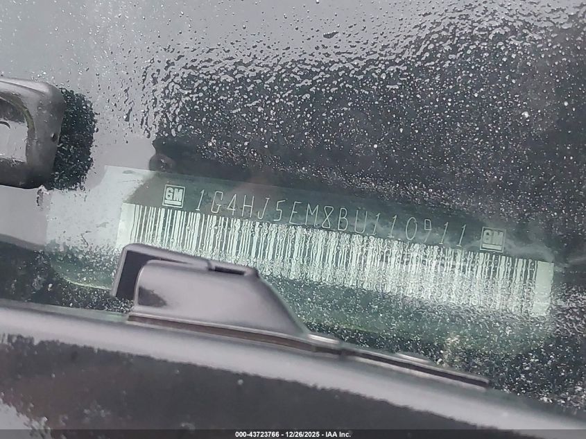 2011 Buick Lucerne Cxl Premium VIN: 1G4HJ5EM8BU110911 Lot: 43723766