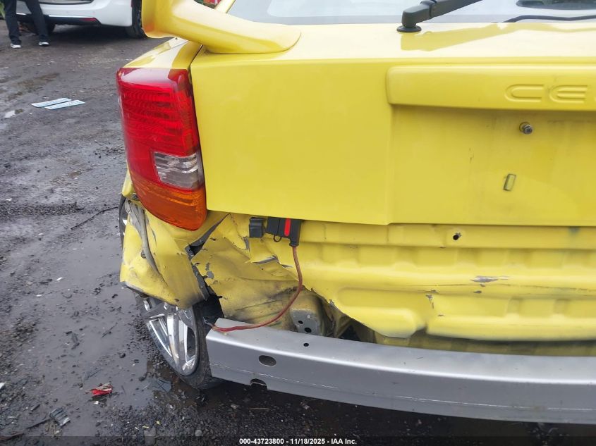 2003 Toyota Celica Gts VIN: JTDDY38T730069590 Lot: 43723800