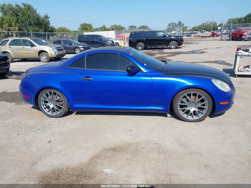 2003 Lexus Sc 430 VIN: JTHFN48Y130042922 Lot: 43723834