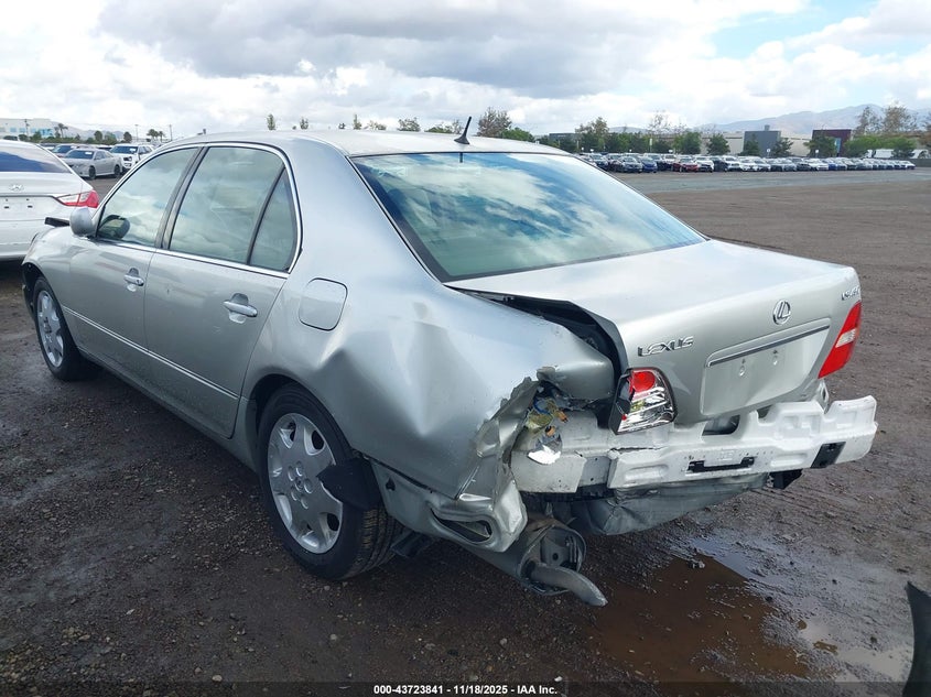 2003 Lexus Ls 430 VIN: JTHBN30F830123726 Lot: 43723841