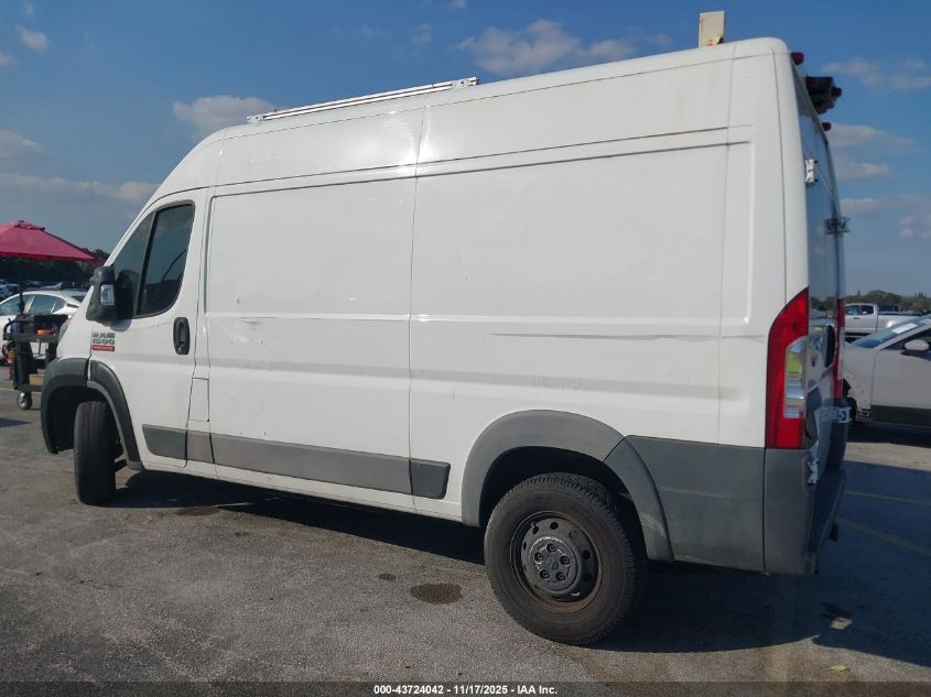 2018 Ram Promaster 1500 High Roof 136 Wb VIN: 3C6TRVBG6JE110822 Lot: 43724042