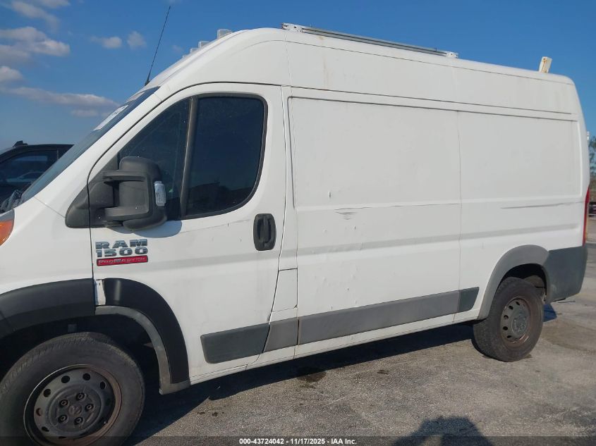 2018 Ram Promaster 1500 High Roof 136 Wb VIN: 3C6TRVBG6JE110822 Lot: 43724042