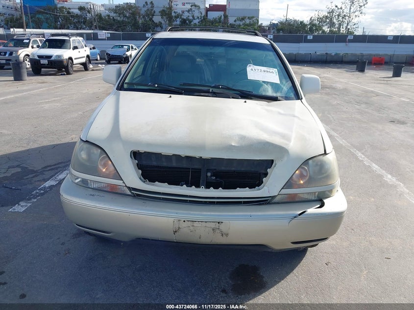 2000 Lexus Rx 300 VIN: JT6GF10U8Y0073951 Lot: 43724066