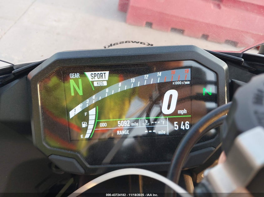 2025 Kawasaki Zx636 K VIN: JKBZXJK19SA011239 Lot: 43724182