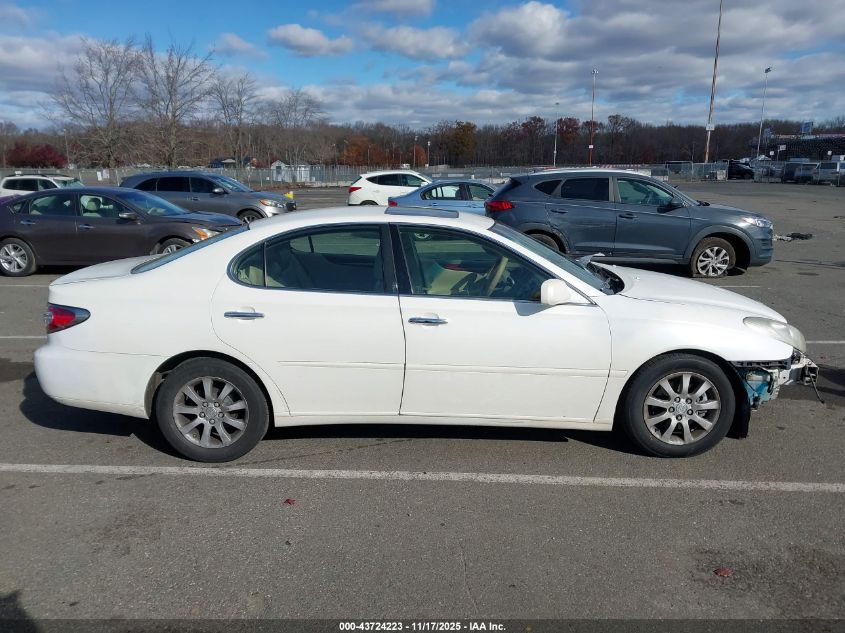 2004 Lexus Es 330 VIN: JTHBA30G145037408 Lot: 43724223