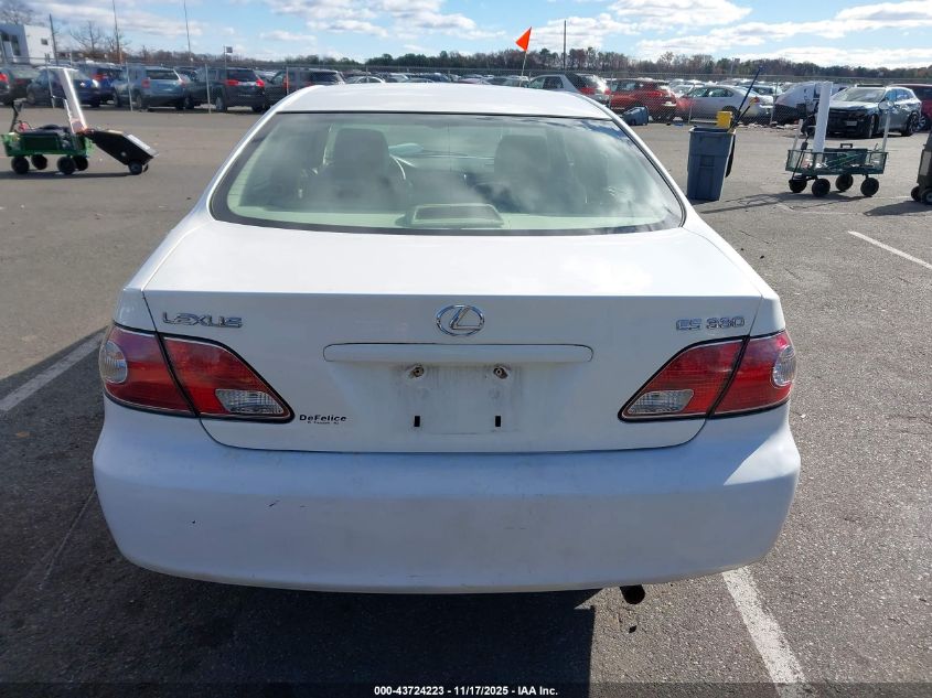2004 Lexus Es 330 VIN: JTHBA30G145037408 Lot: 43724223