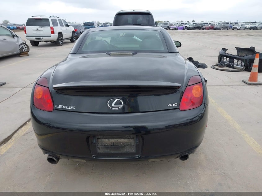 2003 Lexus Sc 430 VIN: JTHFN48Y330040153 Lot: 43724252