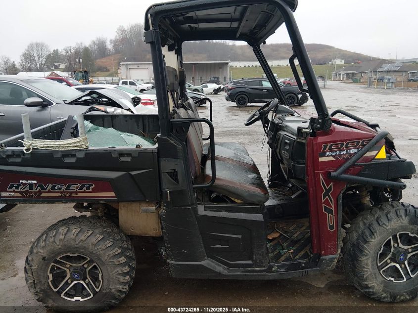 2017 Polaris Ranger Xp 1000 Eps Ranch/Nstar VIN: 4XARTU991H7743655 Lot: 43724265