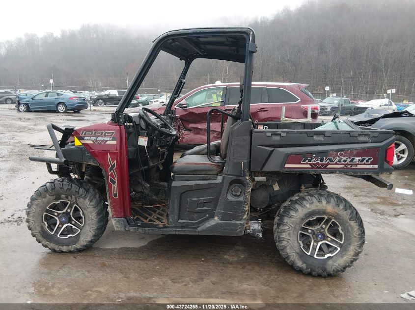 2017 Polaris Ranger Xp 1000 Eps Ranch/Nstar VIN: 4XARTU991H7743655 Lot: 43724265