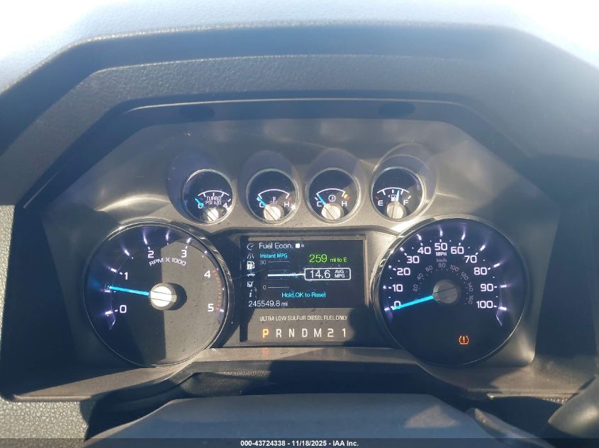 2014 Ford F-250 Lariat VIN: 1FT7W2BT9EEB33303 Lot: 43724338