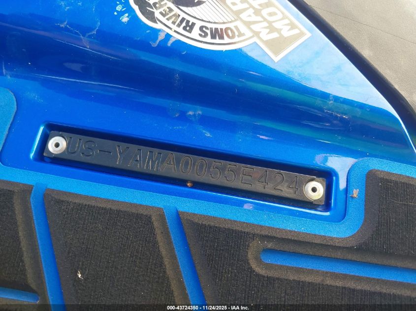 2024 Yamaha Vx Limited VIN: 00000YAMA0055E424 Lot: 43724350