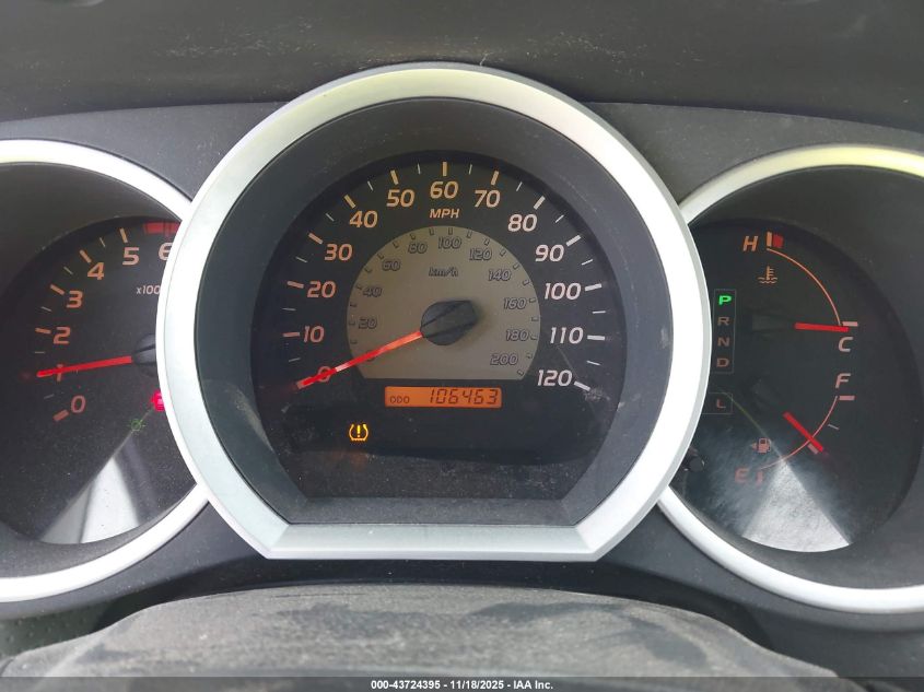 2009 Toyota Tacoma Base V6 VIN: 5TEMU52N79Z617937 Lot: 43724395