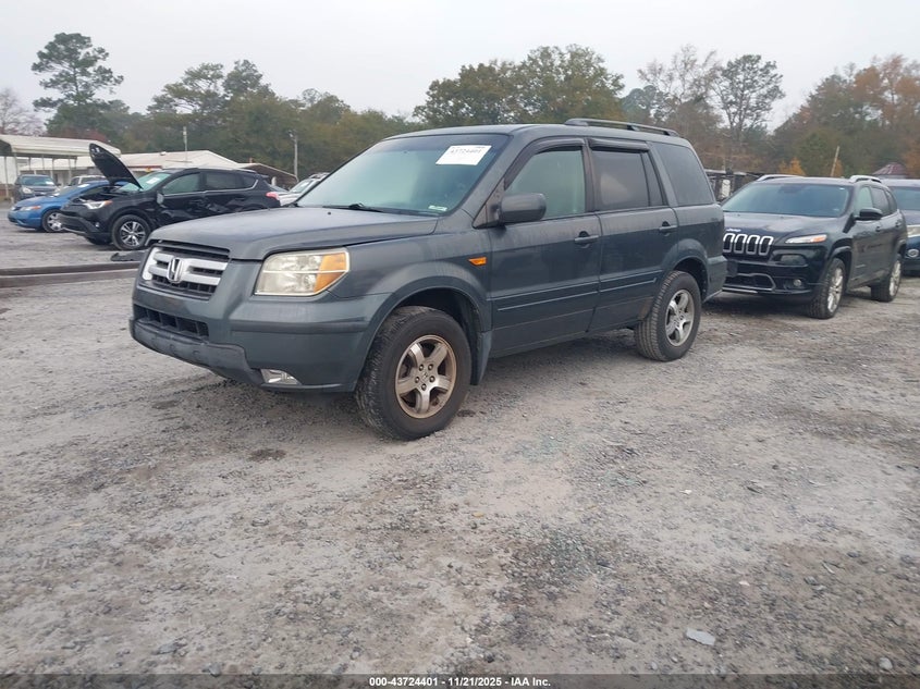 2HKYF18776H557394 2006 HONDA PILOT photo no. 2