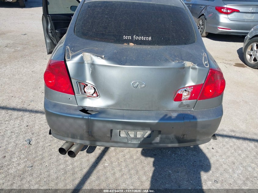 2005 Infiniti G35 VIN: JNKCV51E25M219210 Lot: 43724418