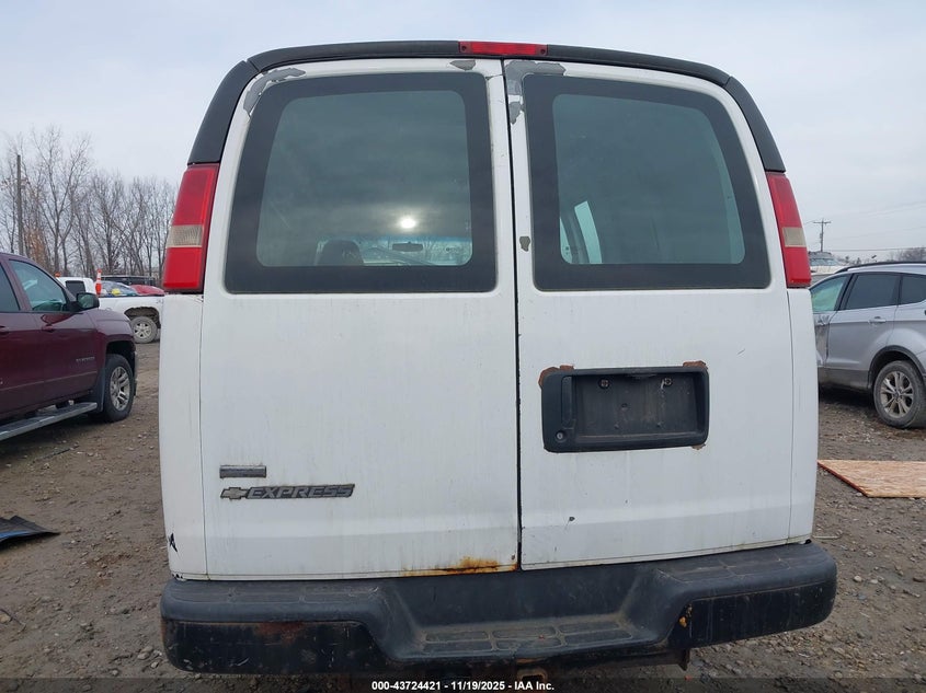 2010 Chevrolet Express 2500 Work Van VIN: 1GCZGFBA6A1177756 Lot: 43724421