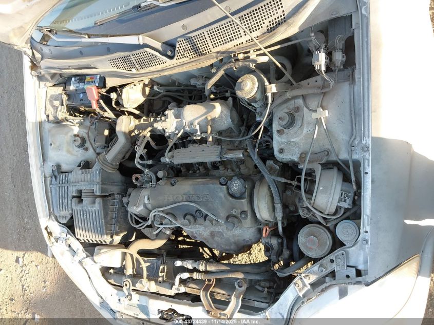 1997 Honda Civic Ex VIN: 2HGEJ8647VH587457 Lot: 43724439