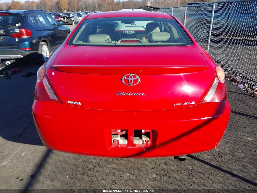 2004 Toyota Camry Solara Sle V6 VIN: 4T1CA30PX4U016760 Lot: 43724448