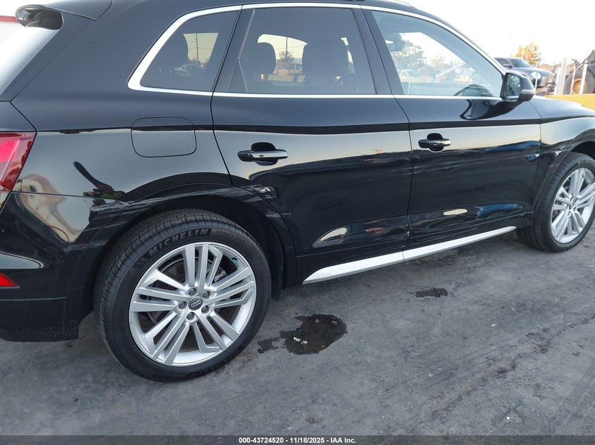 2019 Audi Q5 45 Premium VIN: WA1BNAFY1K2056611 Lot: 43724520