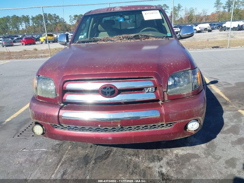 2004 Toyota Tundra Sr5 V8 VIN: 5TBBT44144S452409 Lot: 43724552