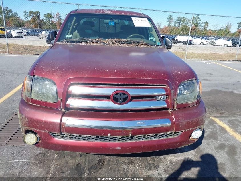 2004 Toyota Tundra Sr5 V8 VIN: 5TBBT44144S452409 Lot: 43724552