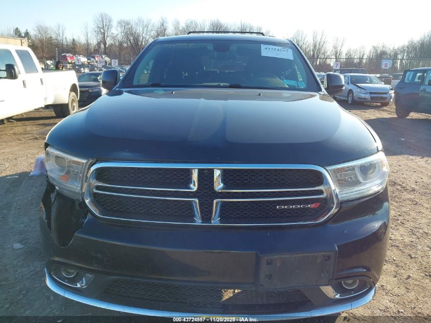 2014 Dodge Durango Sxt VIN: 1C4RDJAG0EC972877 Lot: 43724557