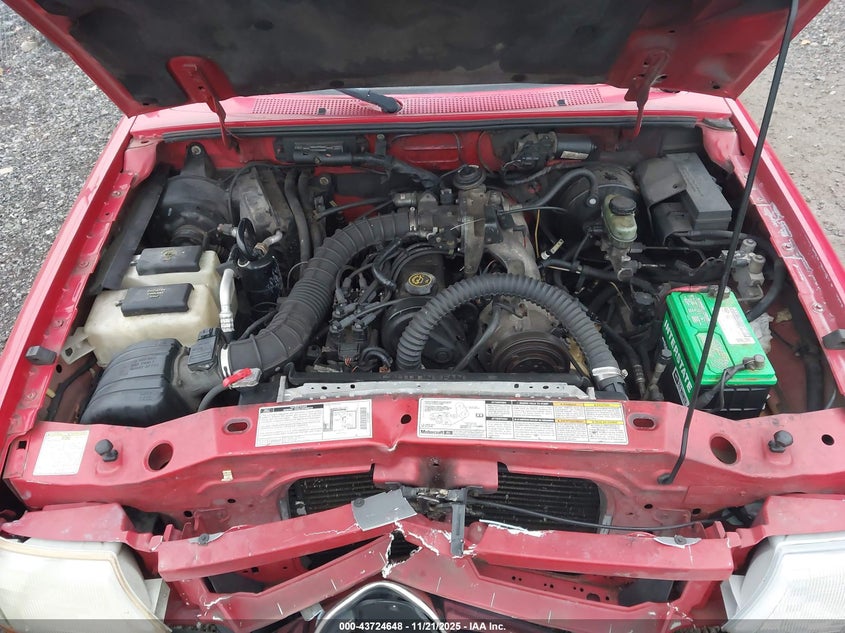 2000 Ford Ranger Xl/Xlt VIN: 1FTYR10C1YPB16562 Lot: 43724648