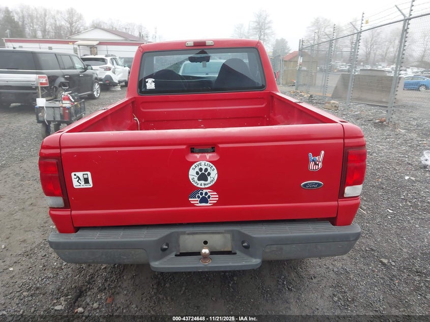 2000 Ford Ranger Xl/Xlt VIN: 1FTYR10C1YPB16562 Lot: 43724648