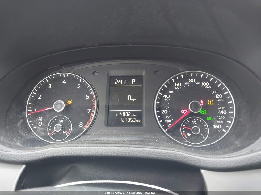 2014 Volkswagen Passat 2.5L S VIN: 1VWAP7A32EC009982 Lot: 43724670