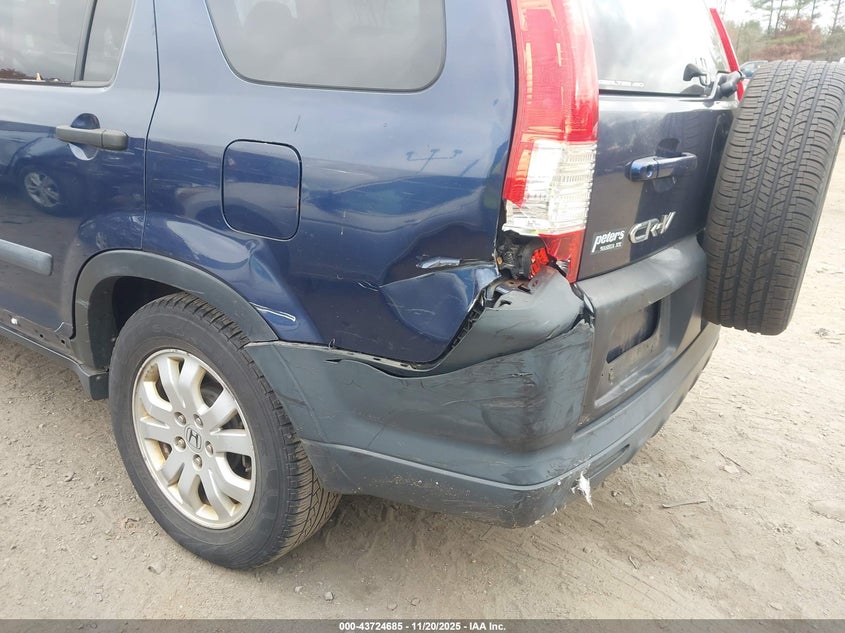 2005 Honda Cr-V Ex VIN: SHSRD78835U316220 Lot: 43724685