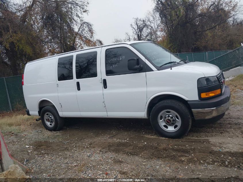 2025 GMC Savana Cargo Rwd 3500 Regular Wheelbase Work Van VIN: 1GTZ7GF7XS1100331 Lot: 43724691