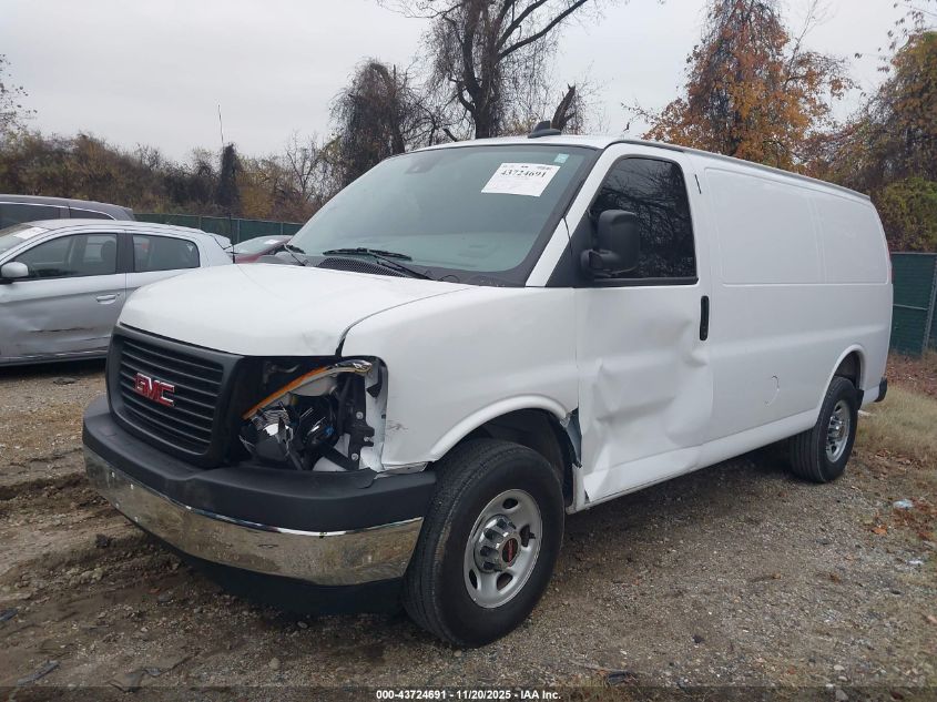 2025 GMC Savana Cargo Rwd 3500 Regular Wheelbase Work Van VIN: 1GTZ7GF7XS1100331 Lot: 43724691