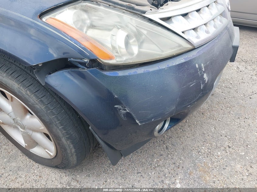 2007 Nissan Murano Sl VIN: JN8AZ08T37W528572 Lot: 43724693