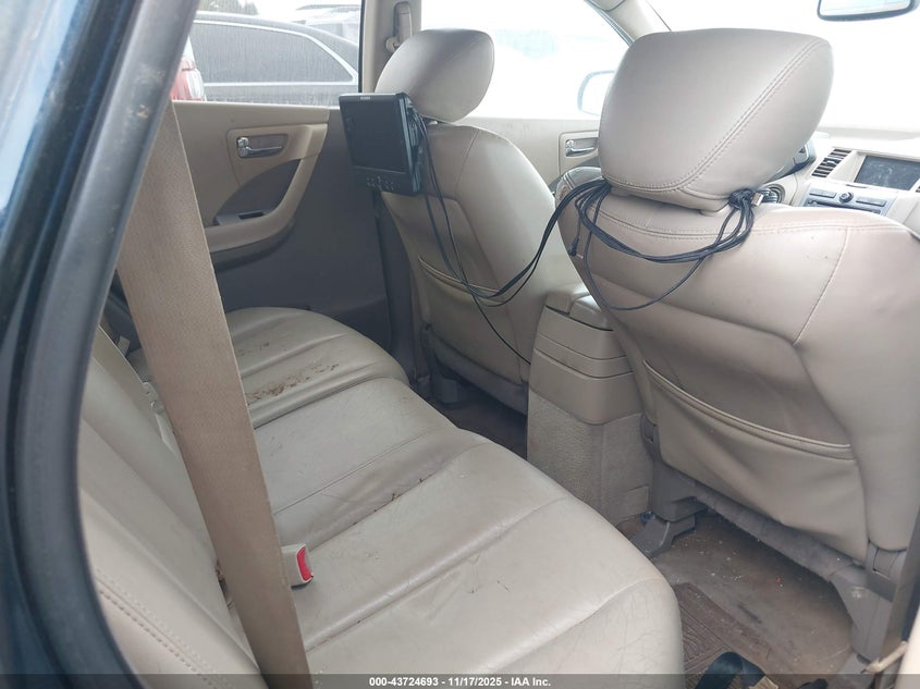 2007 Nissan Murano Sl VIN: JN8AZ08T37W528572 Lot: 43724693