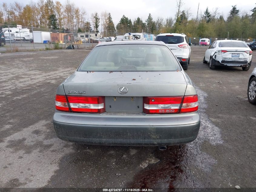 2000 Lexus Es 300 VIN: JT8BF28G4Y5076340 Lot: 43724707