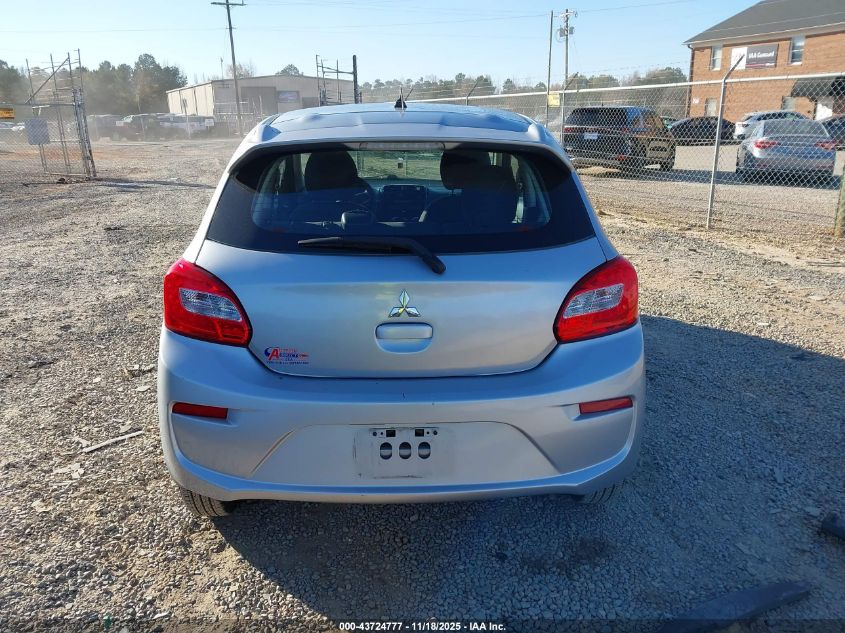 2017 Mitsubishi Mirage Es VIN: ML32A3HJ8HH006780 Lot: 43724777
