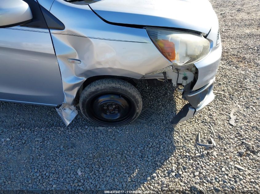 2017 Mitsubishi Mirage Es VIN: ML32A3HJ8HH006780 Lot: 43724777